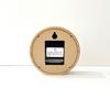 KATOMOKU Dual use clock 7 Natural Wall or table clock Radio controlled clock Continuous second hand Diameter 15cm km-132NARC