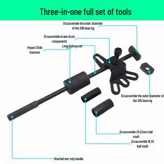 Electric Tricycle Motorcycle Brake Drum & Bearing Puller Tool