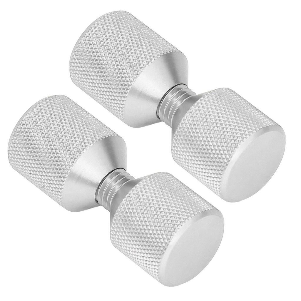 2 Stück Flanschausrichtstift Eloxal Aluminium 1-1/8 Zoll Flansch Doppellochstifte Set für 0,5 bis 14 Zoll 150LB Flansche Schwarz
