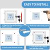 Secure Thermostat Guard Lock Box with Key Set Clear Thermostat Protector Case for Preventing Unauthorized Adjustments