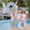 Children's Mermaids Inflatable Swimming Rings Floating Lifebuoys Water Toy for Beach and Water Fun