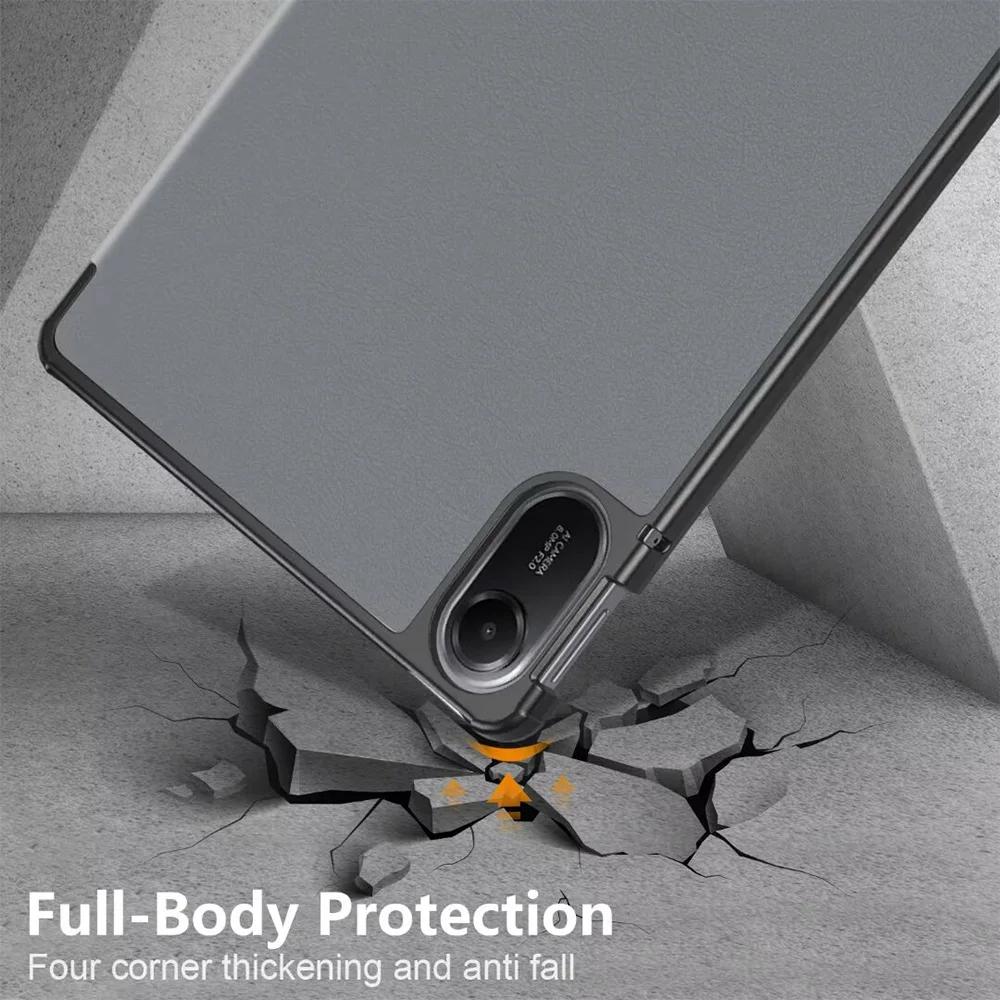 Case for Xiaomi Redmi Pad 2 11-inch 2025/Redmi Pad 2 Pro 12.1 2025 with Auto-Sleep Function PU Leather Tri-Fold Protective Case