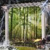 Terrassen Vorhänge Outdoor Wasserdicht Thermisch Isoliert Vorhang Gartentür Pool Hütte Pavillon Laube Pergola Vorhänge Lichtblockierend Hergestellt Aus Polyester