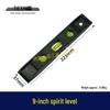 9-inch Magnetic Torpedo Level: Multifunctional Spirit Balance Meter 02170