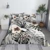 Various Flowers Bed Sheet Set 3D Printed Bed Flat Sheet With Pillow Cover For Kids Adults Polyester Full Twin Size wholesale