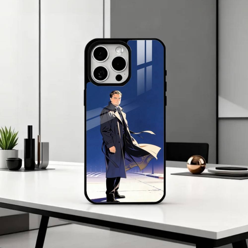 Zeitloses T-Leonardo D-DiCaprio Handyhülle Für iPhone17,16,15,14,13,12,11 Plus,Pro Max Magnetisch Für Magsafe Kabelloses Laden