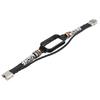 Beaded Watch Strap Replacement Wristband Wearable Smartwatch Band for Fitness Tracker for Band 3 for Band 9 Active Black
