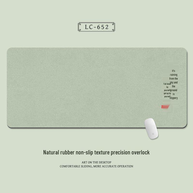 Extra Large Chinese Style Minimalist Mouse Pad with Wrist Rest