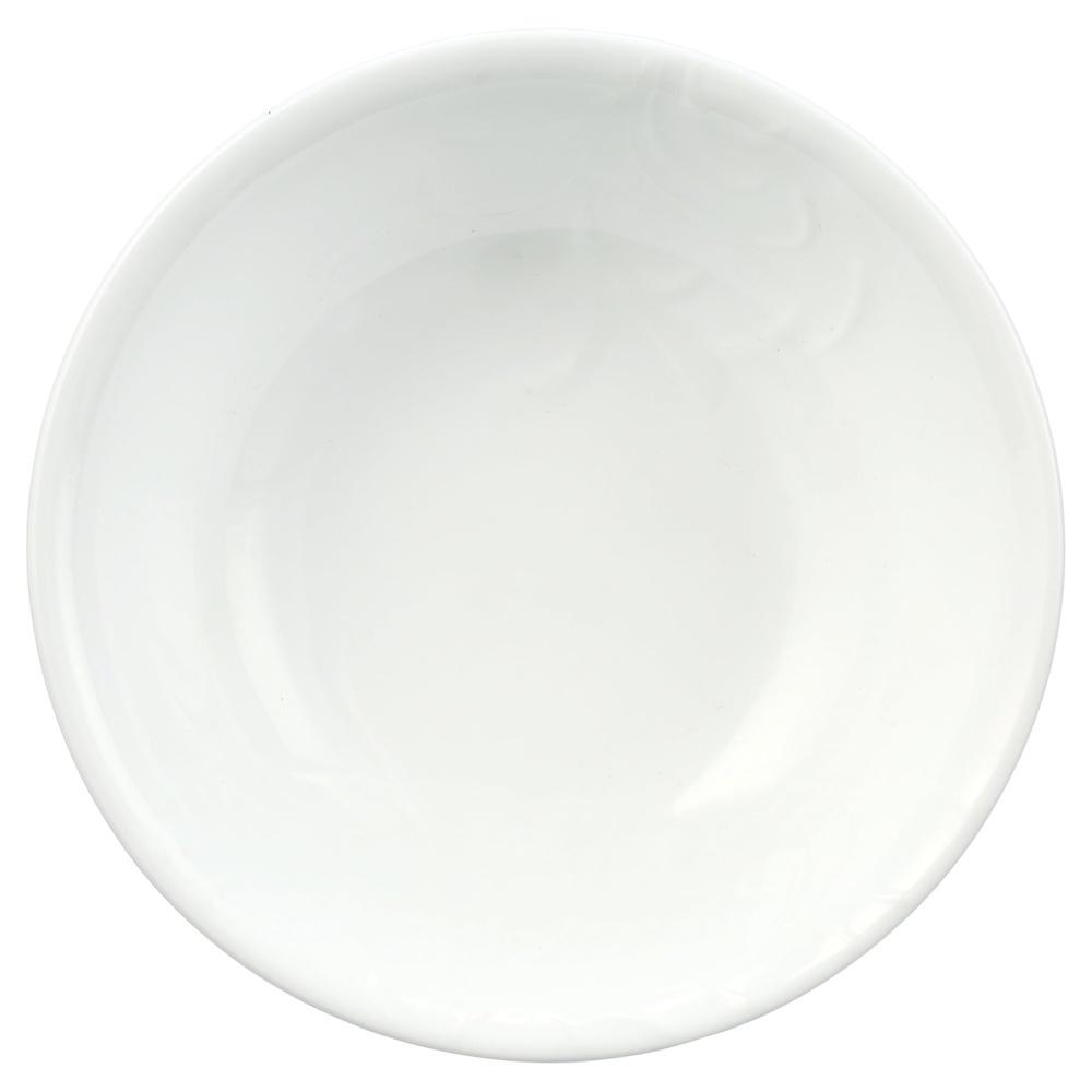 Madeline Embossowane Białe Miski do Zupy i Płatków Lekkie Mikrofalówka Zmywarka Bezpieczne Potrójna Warstwa Mocne Odporne na Odpryski i Pęknięcia