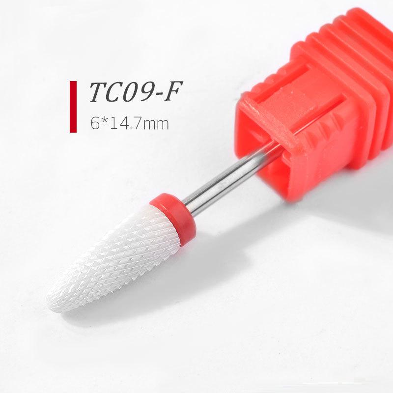 Ceramic Carbide Nail Drill Bits Milling Cutter For Manicure Set Mill Brush Manicure Machine Accessories for Removing Gel Varnish