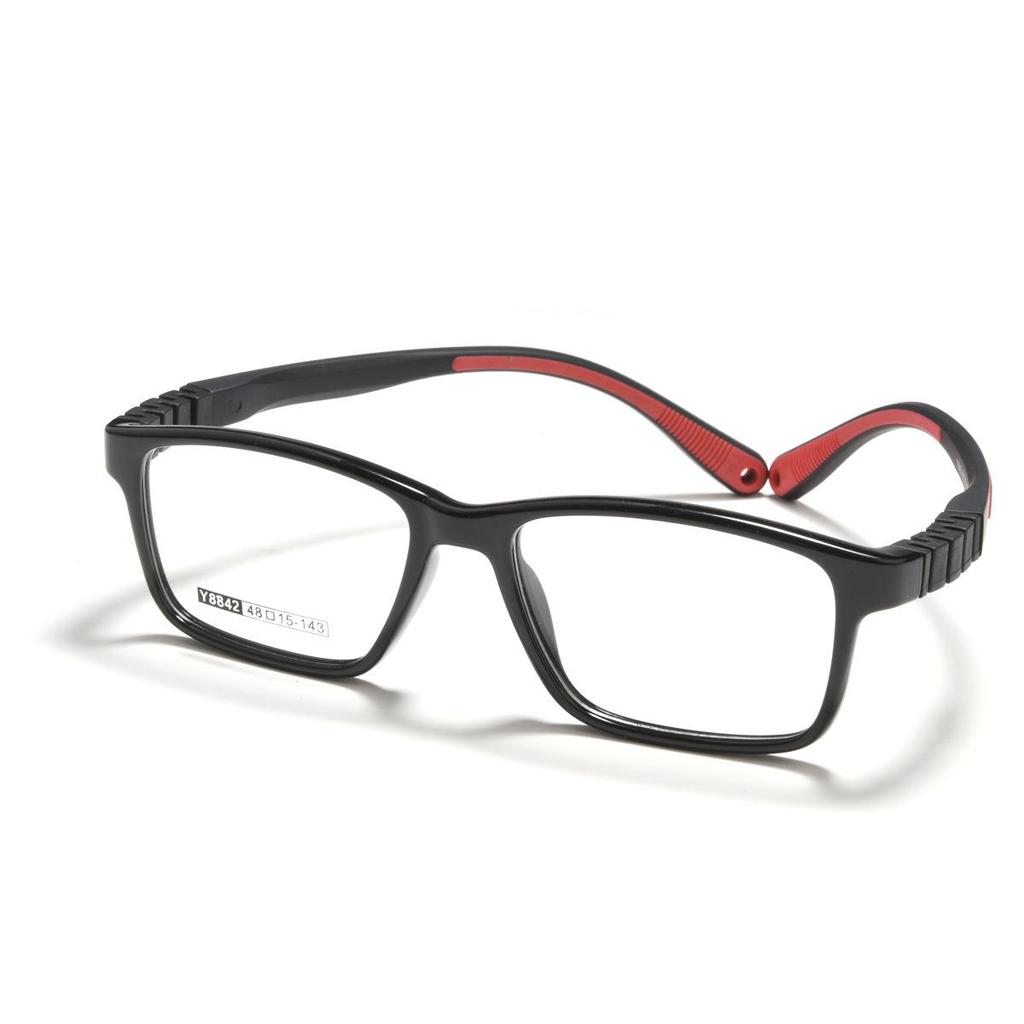 Medical Grade Myopia Control Glasses for Kids 6-10 Years - Skin-Friendly, Non-Slip Silicone Frame with Removable Temples.