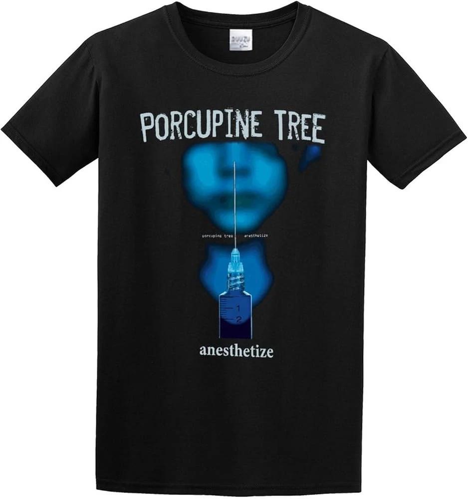 Porcupine Tree Anesthetize Черная Хлопковая Футболка Полный Размер S-5XL Унисекс Футболка S
