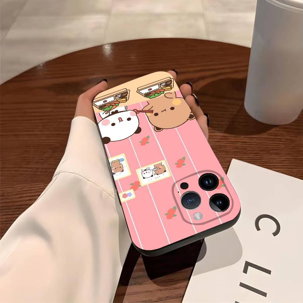 D-DUDU B-BUBU Phone Case For iPhone 17,16,15,14,13,12,11,Pro,X,Xs,MAX,Plus TPU Soft To Skin-friendly Cover