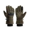 Men's Fleece-Lined Touchscreen Tactical Gloves: Winter Windproof Non-Slip Gloves for Outdoor Sports, Cycling, and Motorcycling.