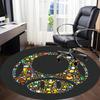 1pc Mario Office Round Area Rug,  Under Office Chairs Bedroom Living Room Home Decor a0926061