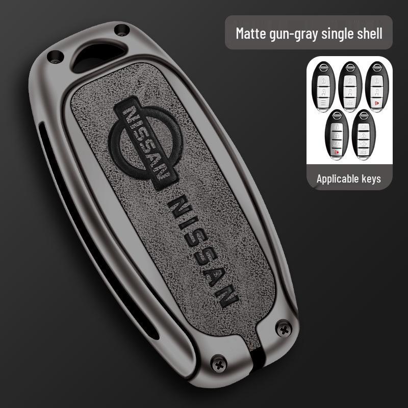 Nissan Schlüsseletui für Sylphy, Qashqai, X-Trail, Teana, N7, Tiida - Vollabdeckung