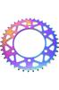 XAM Tough Light Rear Sprocket for Kawasaki B4406R45 520-45, Driven, Steel,