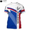 T-shirt tendance pour homme, impression 3D, haut à manches courtes, vêtements de travail de barbier, t-shirt surdimensionné, vêtements de barbier pour hommes
