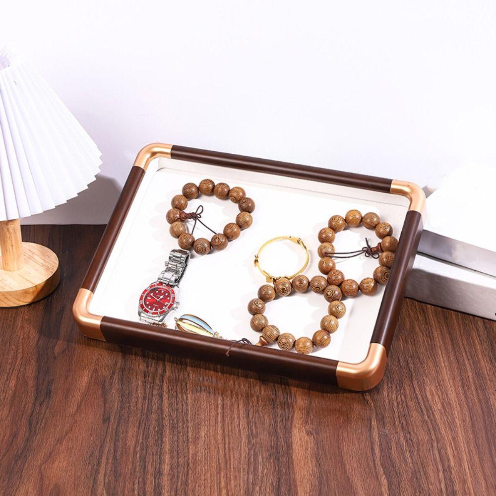 Velvet Wooden Jewelry Tray Necklaces Bracelets Jewelry Display Tray  Jewelry Storage