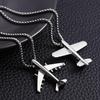Steel For Women Pendant Hiphop Airplane Man Chain Necklace Neck Jewelry Korean Clavicle Choker