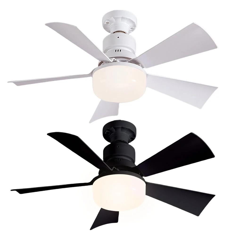 52CM/42CM Modern Ceiling Fan with LED Light Remote Control Silent Ceiling Fan for Kitchen Bedroom Basement Dining Living Room