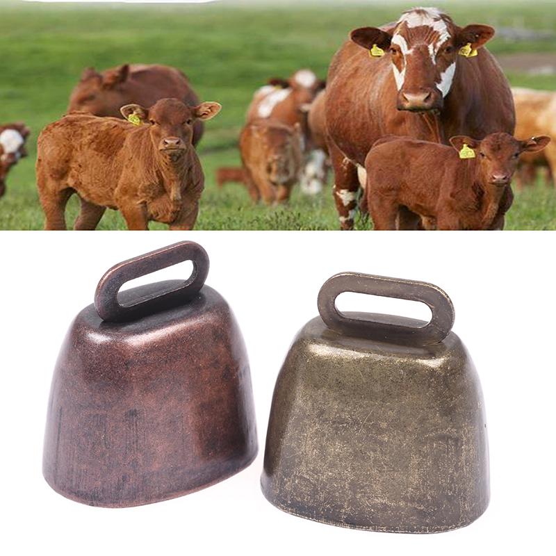 Copper Bells Pet Bells Hanger Metal Bells Loud Crisp Cow Horse Sheep Grazing