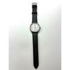 Used CASIO Men's Quartz White Dial New Leather Strap Working