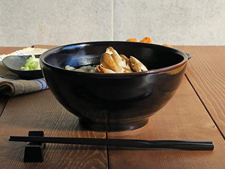 Tableware East Yuzu Tenmoku Sanuki Donburi 18.5cm Bowl