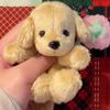 10Cm Plush Little Golden Retriever Dog Decoration Cute Keychain Chain Decor Handbag Accessories For Key Ring Girl Gift Women F
