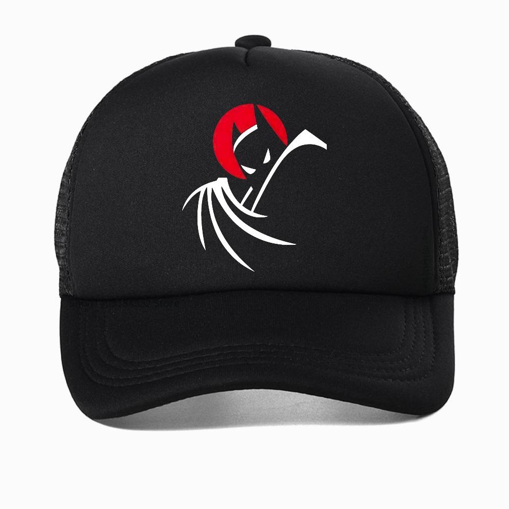 Bat Animated Series Baseball Cap Anime Unisex Fashion Street Style Mesh Hat Summer Adjustable Sun Snapback Hat