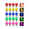 20 Stück LED-Birne Farbe B22 3W Äquivalent 30W 240LM B22 Bajonett-Birnen Lichterkette Farbe LED Mehrfarbige Birnen für Zuhause Bar Party