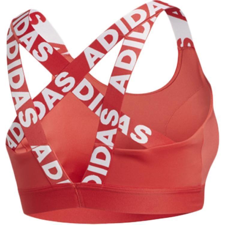 adidas Don't Rest Branded Bra Red FJ6086