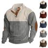 Sweatshirt Pullover Half Placket Buttoned Lapel Sweatshirt Casual Men's Top