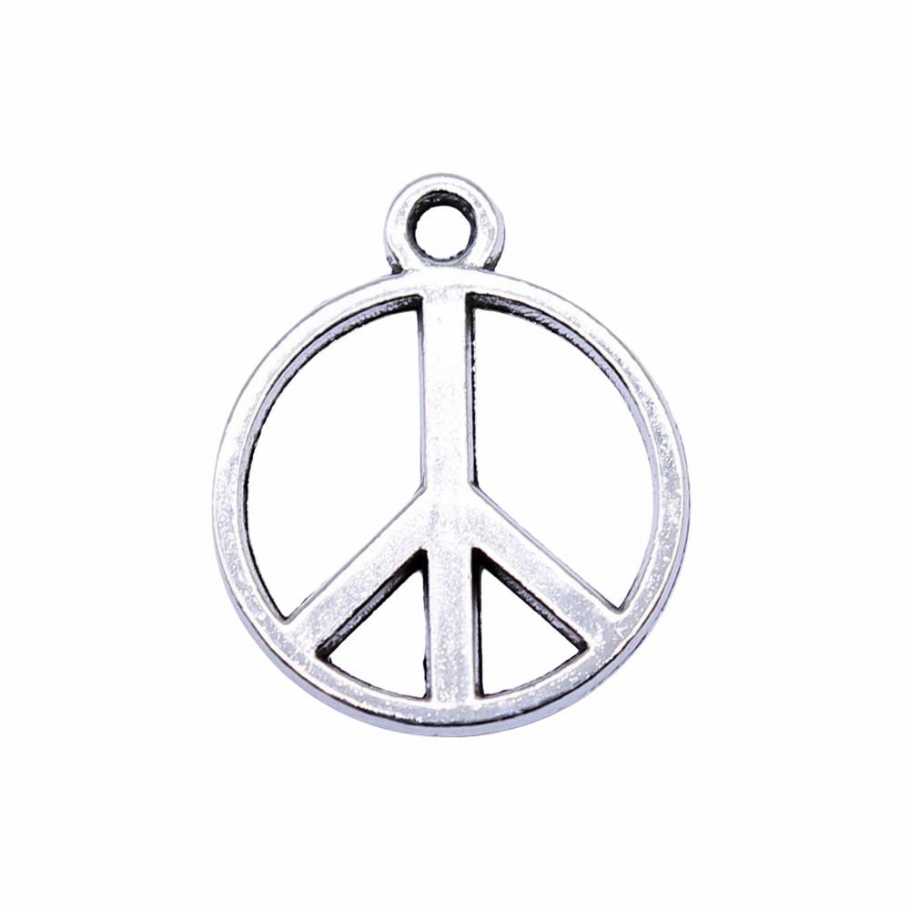 Pendants Peace Sign Charms Alloy Crafts For Hippie Themed Jewelry Making