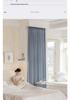 Modern Full Blackout Matcha Green Cotton Linen Curtains for Bedroom, Balcony, and Living Room
