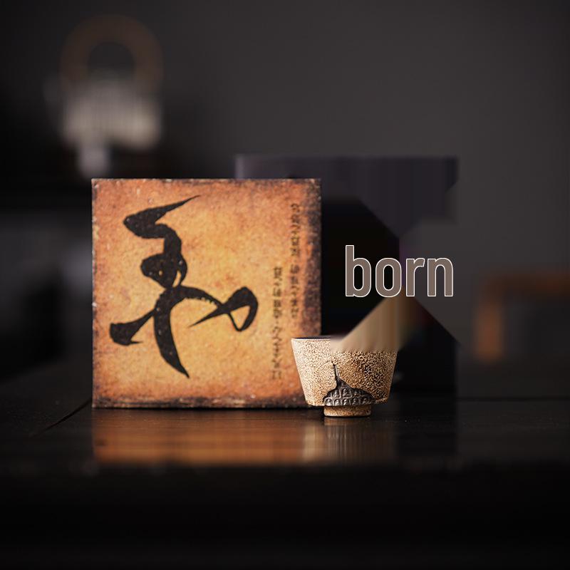 Silver-Plated Retro Ceramic Japanese Teacup | High-End Handmade Kung Fu Tea Tasting Set