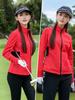 PGM Women's Golf Apparel: Autumn/Winter Long Sleeve Plus Velvet Waterproof Sports Jacket