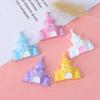 Resin 3D Cartoon Castle Pendant Phone Case Toy Jewelry and Stationery Ornament