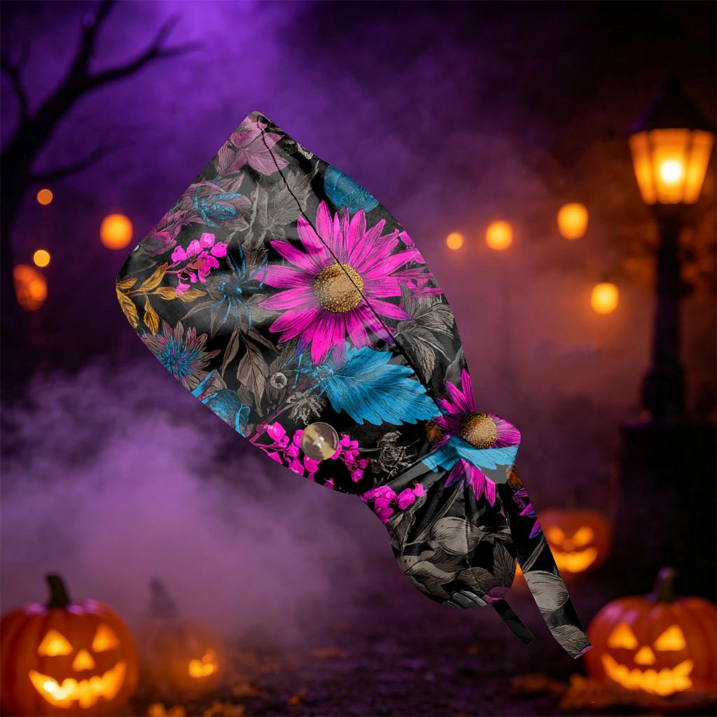 Women's Halloween Print Ponytail with - Design for Work and Casual Wear