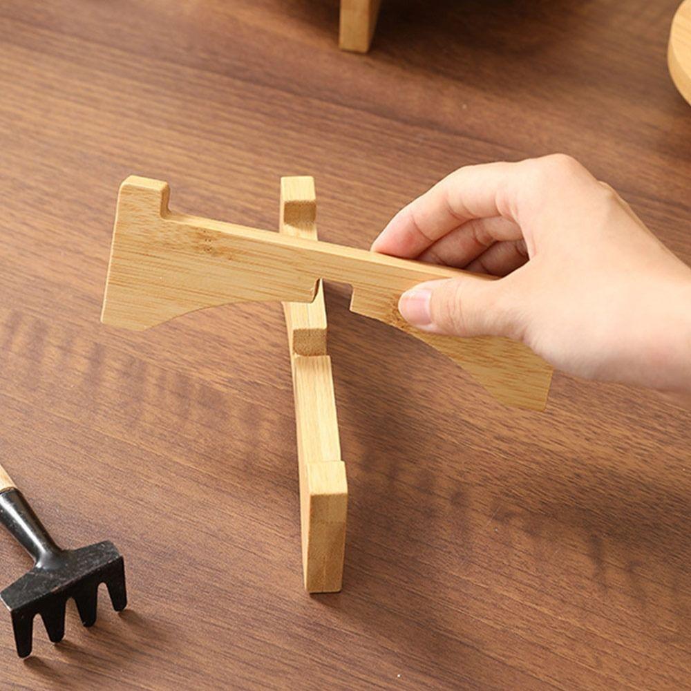 Wooden Flowerpot Holder Home Decoration Bonsai Base High Quality Flower Pot Base  Home Office