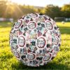 Demon Slayer Printed Size 5 Standard Football, Waterproof PU Training Soccer Ball for Outdoor Sports