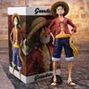 26cm One Piece Anime Figur Selbstbewusst Lachend Luffy Wechselbare Actionfigur Puppe PVC Modell Spielzeug Sammlung Geschenke