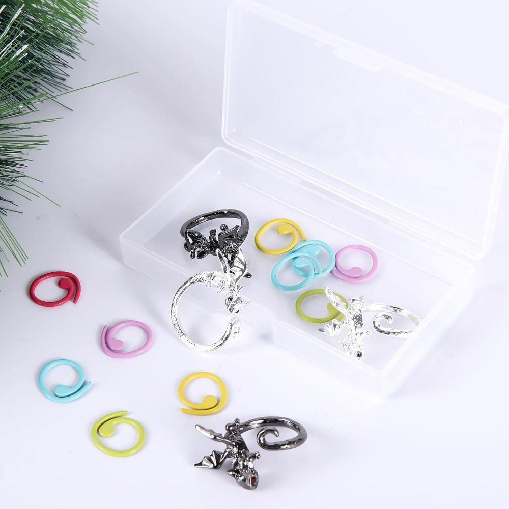 Punk Style Dragon-shape Rings Kit Animal Shaped Fashion Finger Ring Men