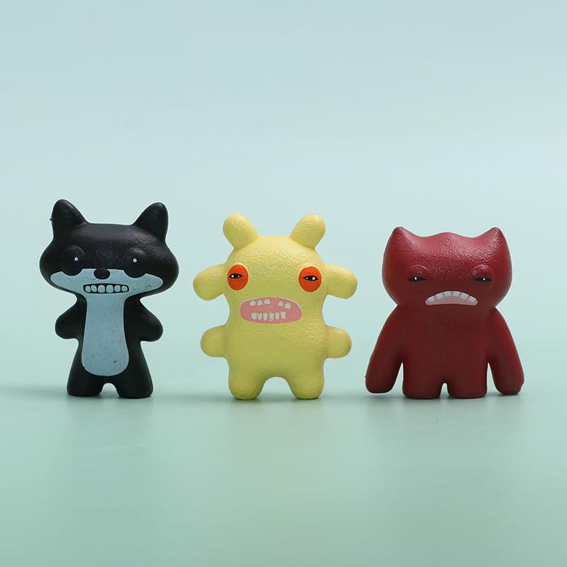 Fuggler Cute Cartoon Monster Model Desktop Ornament Set For Decoration Room
