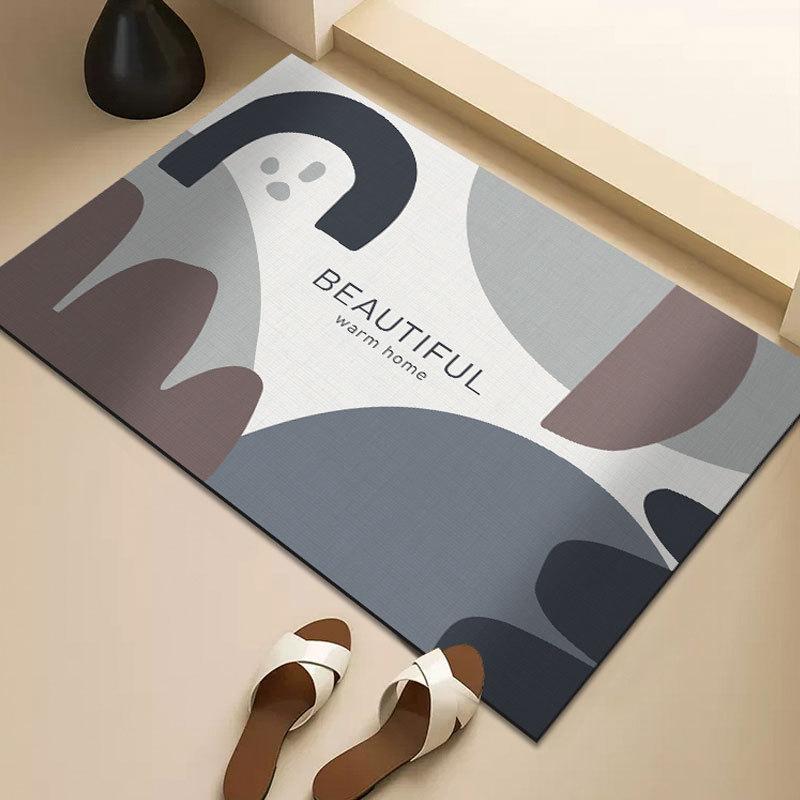 Nordic Style Carpet Sink Bathtub Bathroom Anti Slip and Absorbent Floor Mat Door Mat Home Decoration