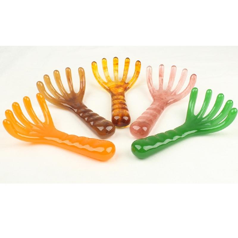 Finger Like Scalp Massage For Relaxation And Tension Relief Gentle Resin Manual Hair Head Massage Comb