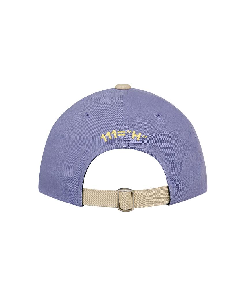 Honguseong Number 111 Ball Cap_Purple&Beige