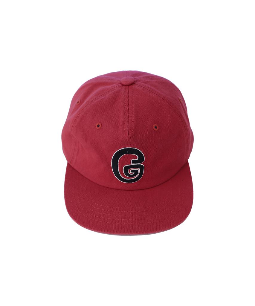 1011 GALLERY G Logo Ball Cap - Washed Red
