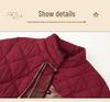 Grandma Style Cotton Padded Jacket: Chinese-Inspired Winter Wear for Women