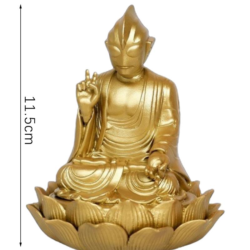 

Buddha Shakyamuni Buddha Sitting Posture I Ao Compassion With Lotus Base Anime Figure Car Ornaments золотий